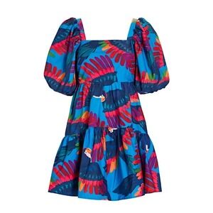 FARM Rio Rainbow Macaw Mini Dress Size Medium